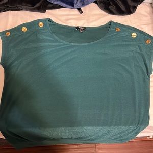Emerald green dress shirt